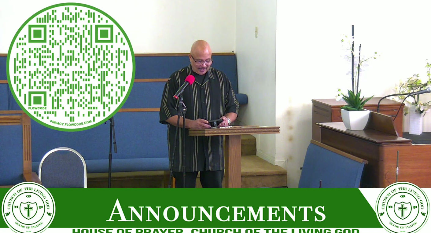 HOPLiveWorship - HOP Announcements - 1/11/2026